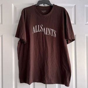 All Saints Dropout SS Split Logo T-Shirt Men’s XL